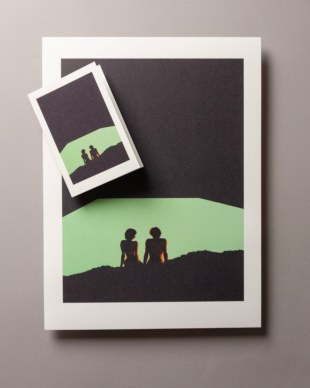 Nightswimming – BETWEEN A6 Greeting Card