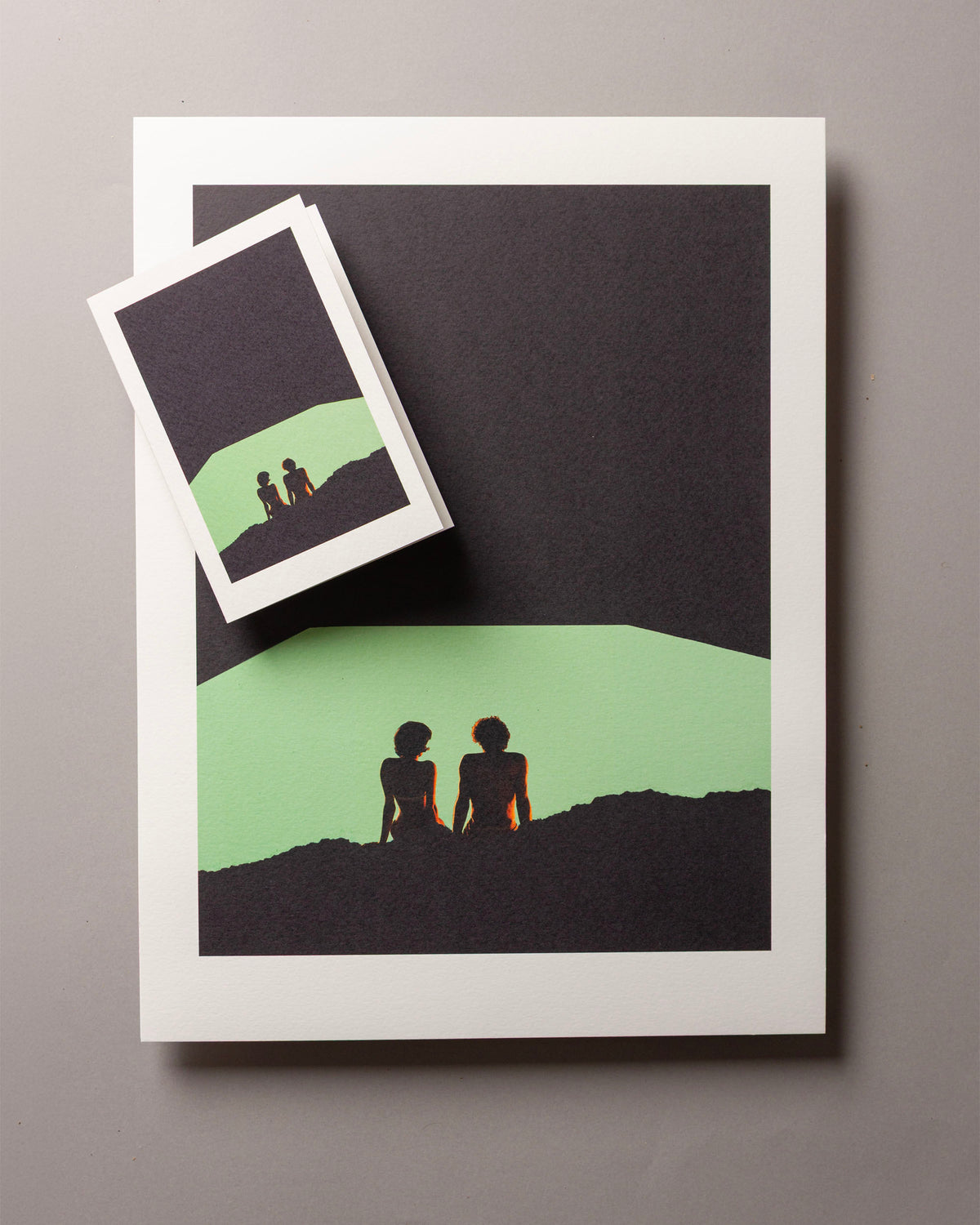 Nightswimming – BETWEEN A6 Greeting Card