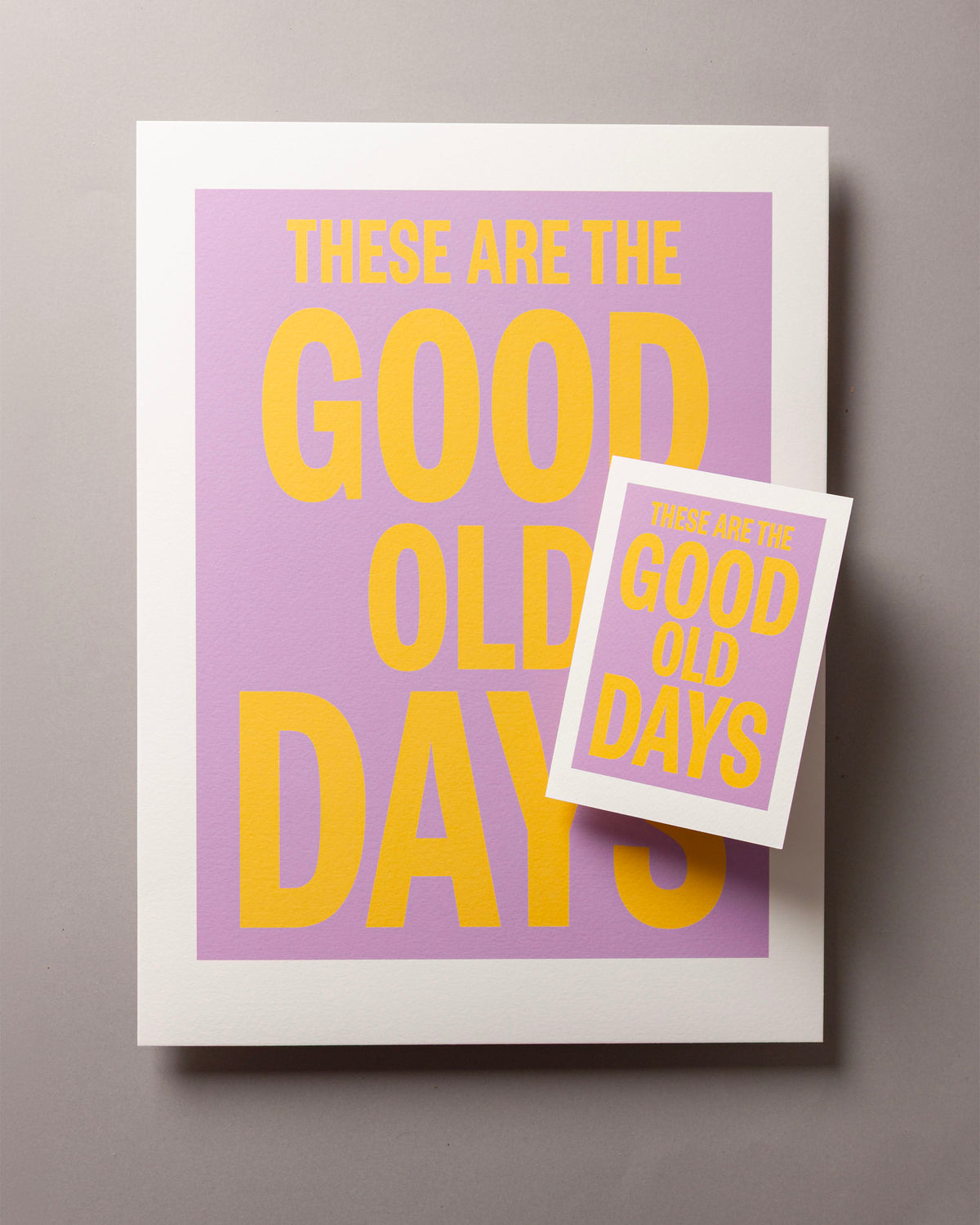 These are the good old days – ECHOES A6 Greeting Card