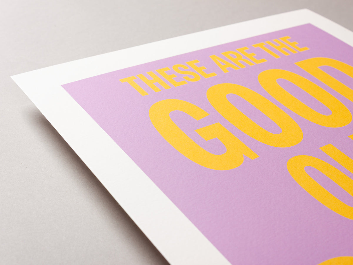 These are the good old days – ECHOES 30 x 40cm Art Print
