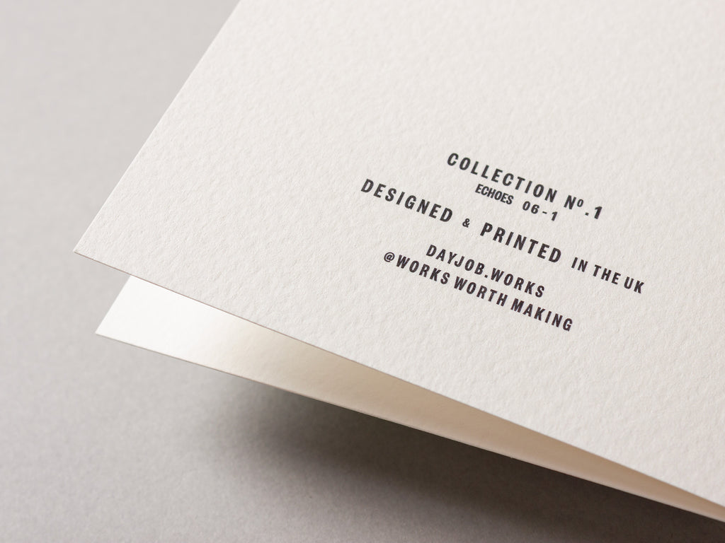 From now on every song is about you – ECHOES A6 Greeting Card