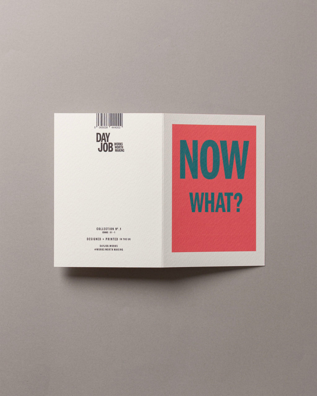 Now what? – ECHOES A6 Greeting Card