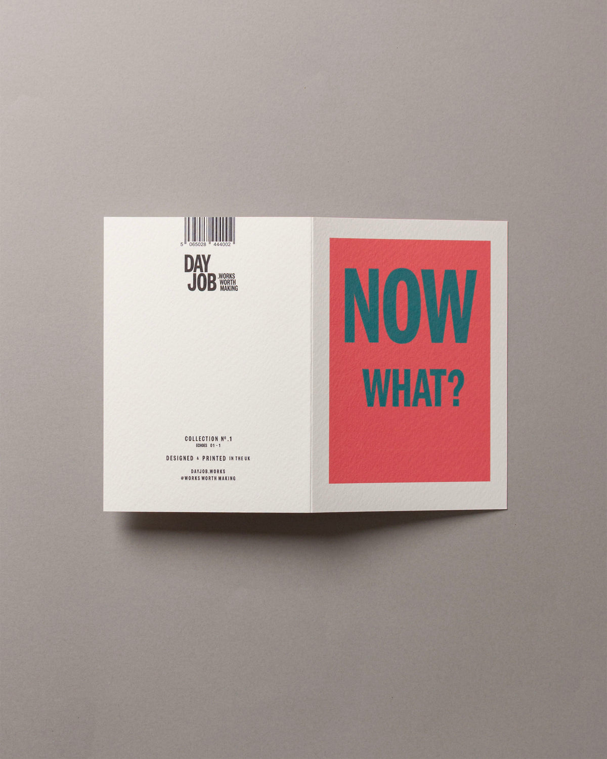 Now what? – ECHOES A6 Greeting Card