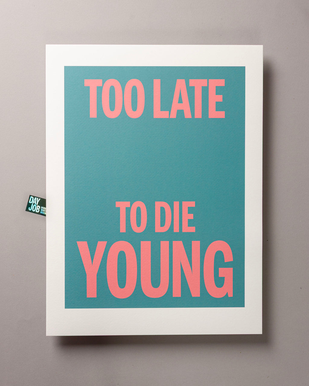 Too late to die young – ECHOES 30 x 40cm Art Print