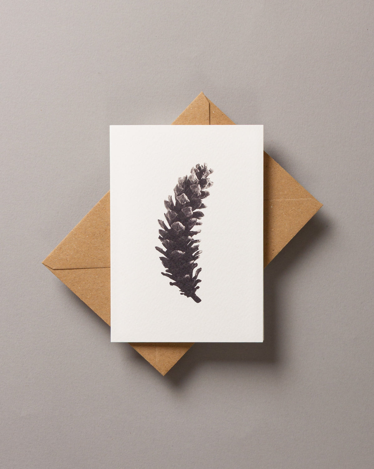 Long pine cone – FOUND A6 Greeting Card