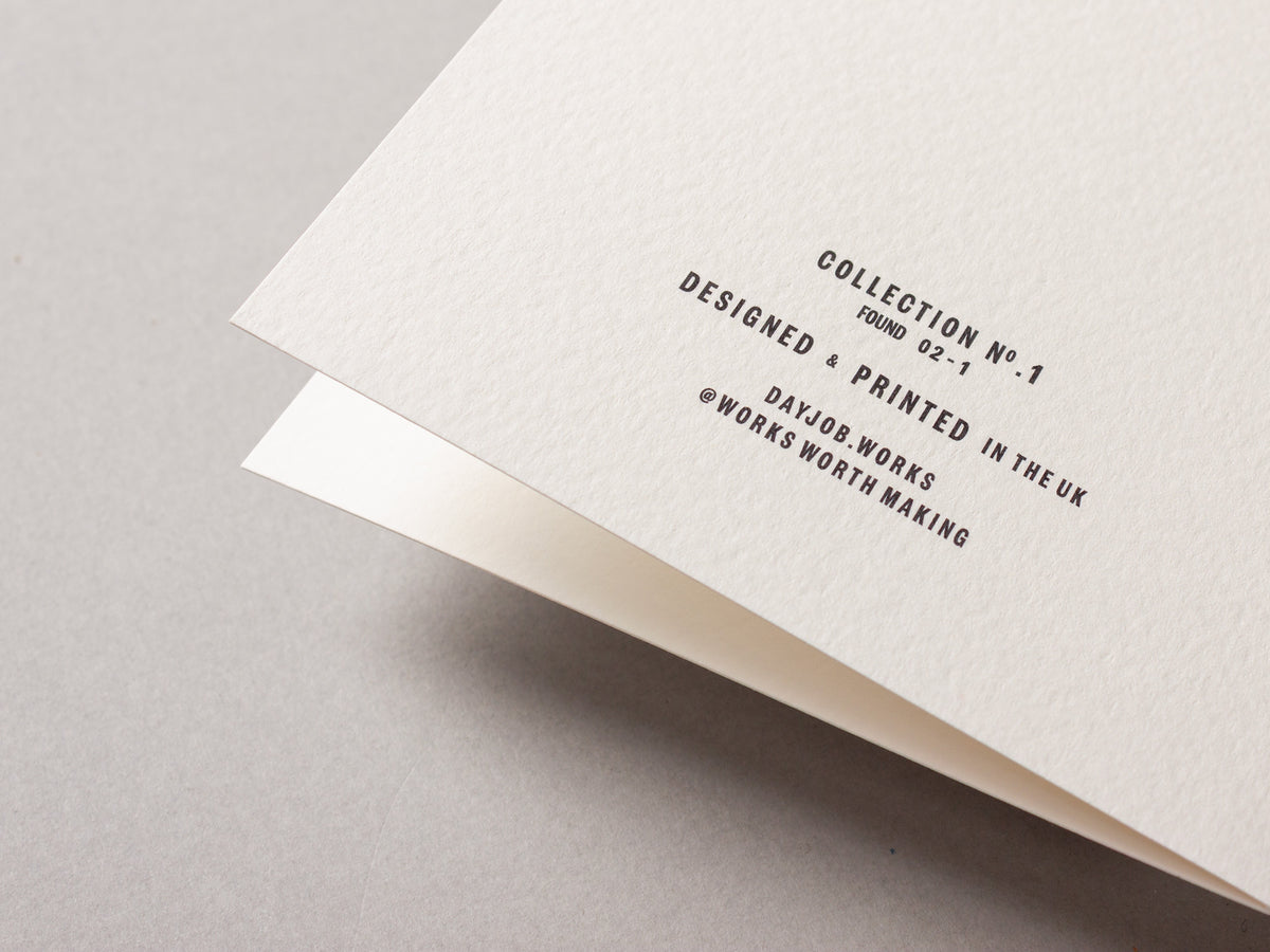 Cedar rose – FOUND A6 Greeting Card