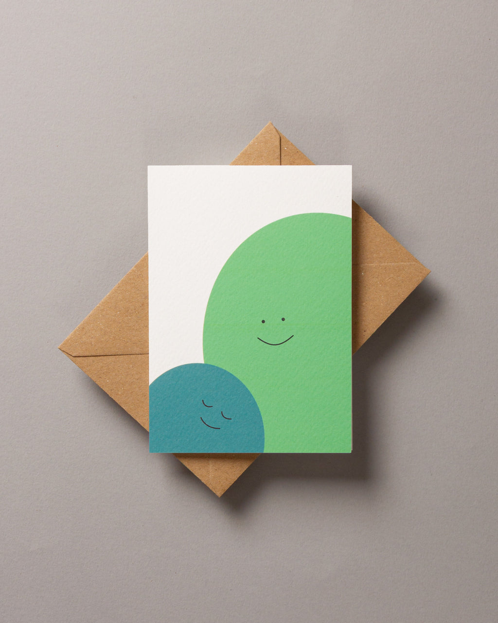 Green pair – KIN A6 Greeting Card