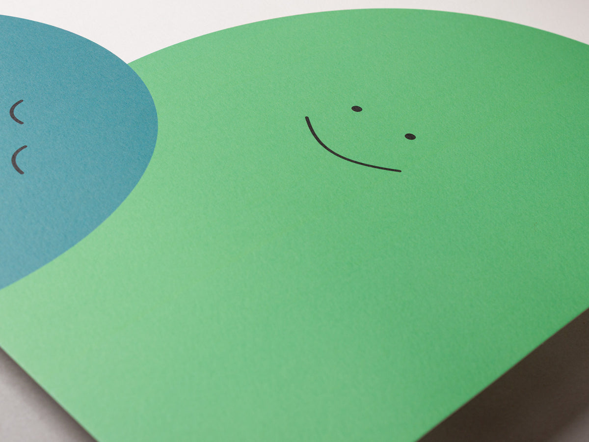 Green pair – KIN 30 x 40cm Art Print