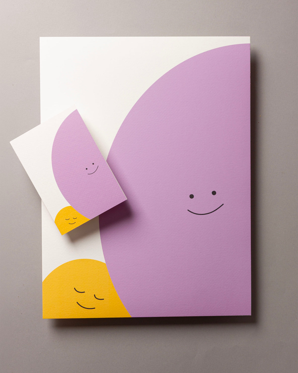 Lilac pair – KIN A6 Greeting Card
