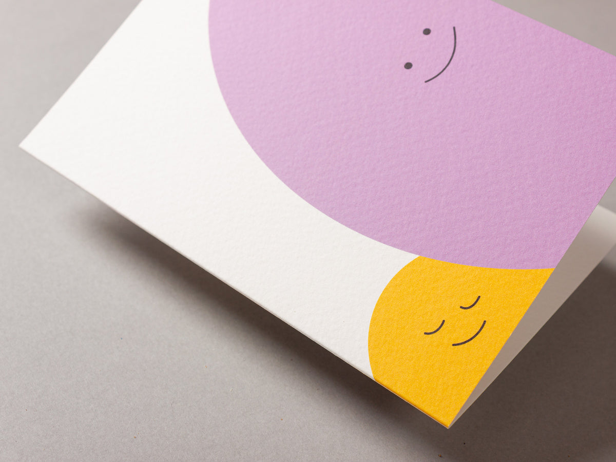 Lilac pair – KIN A6 Greeting Card