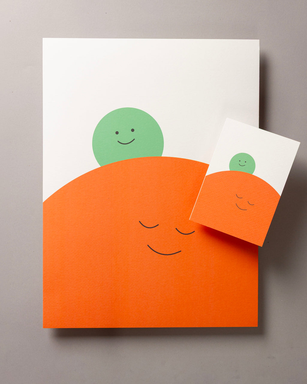 Orange pair – KIN A6 Greeting Card