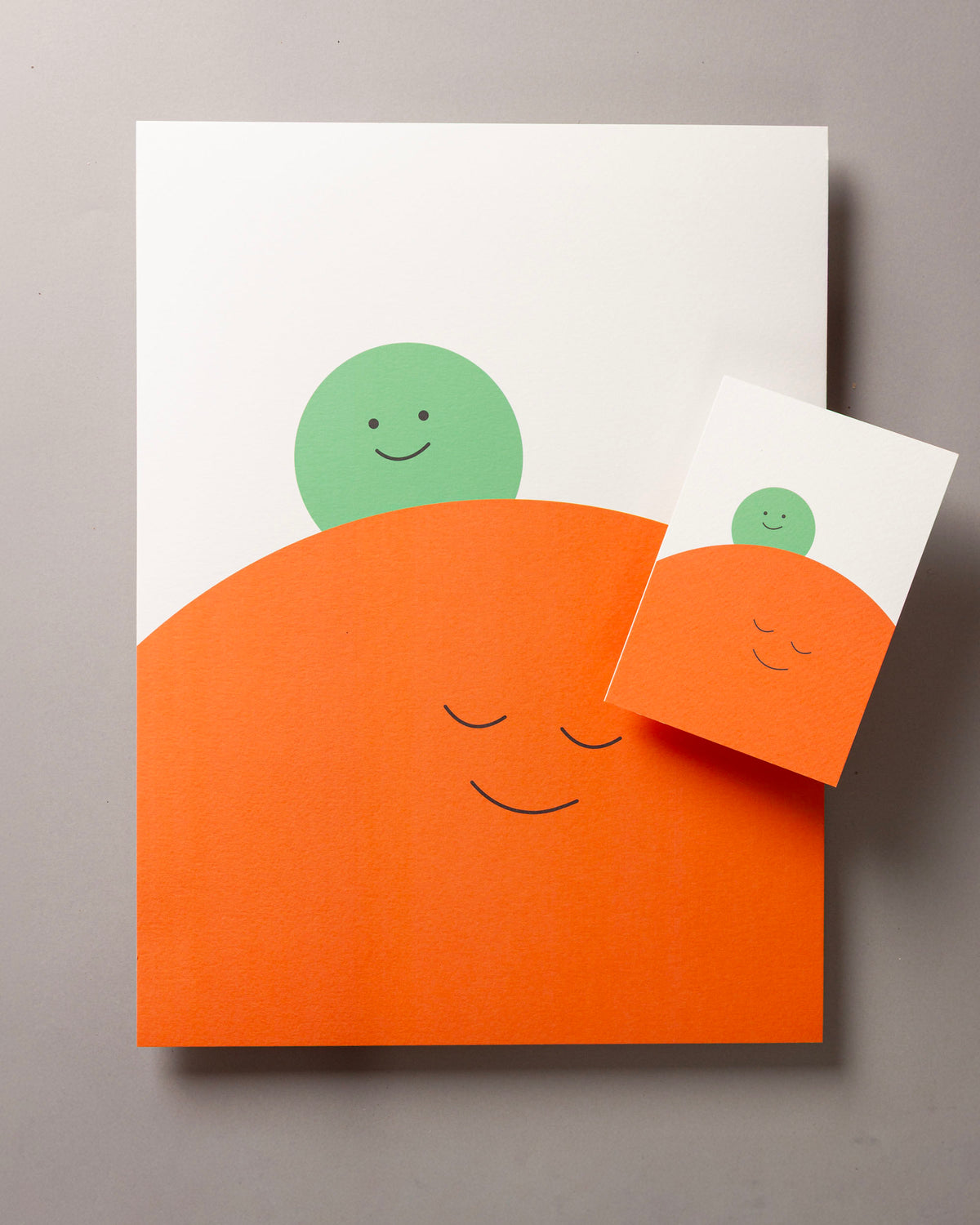 Orange pair – KIN A6 Greeting Card
