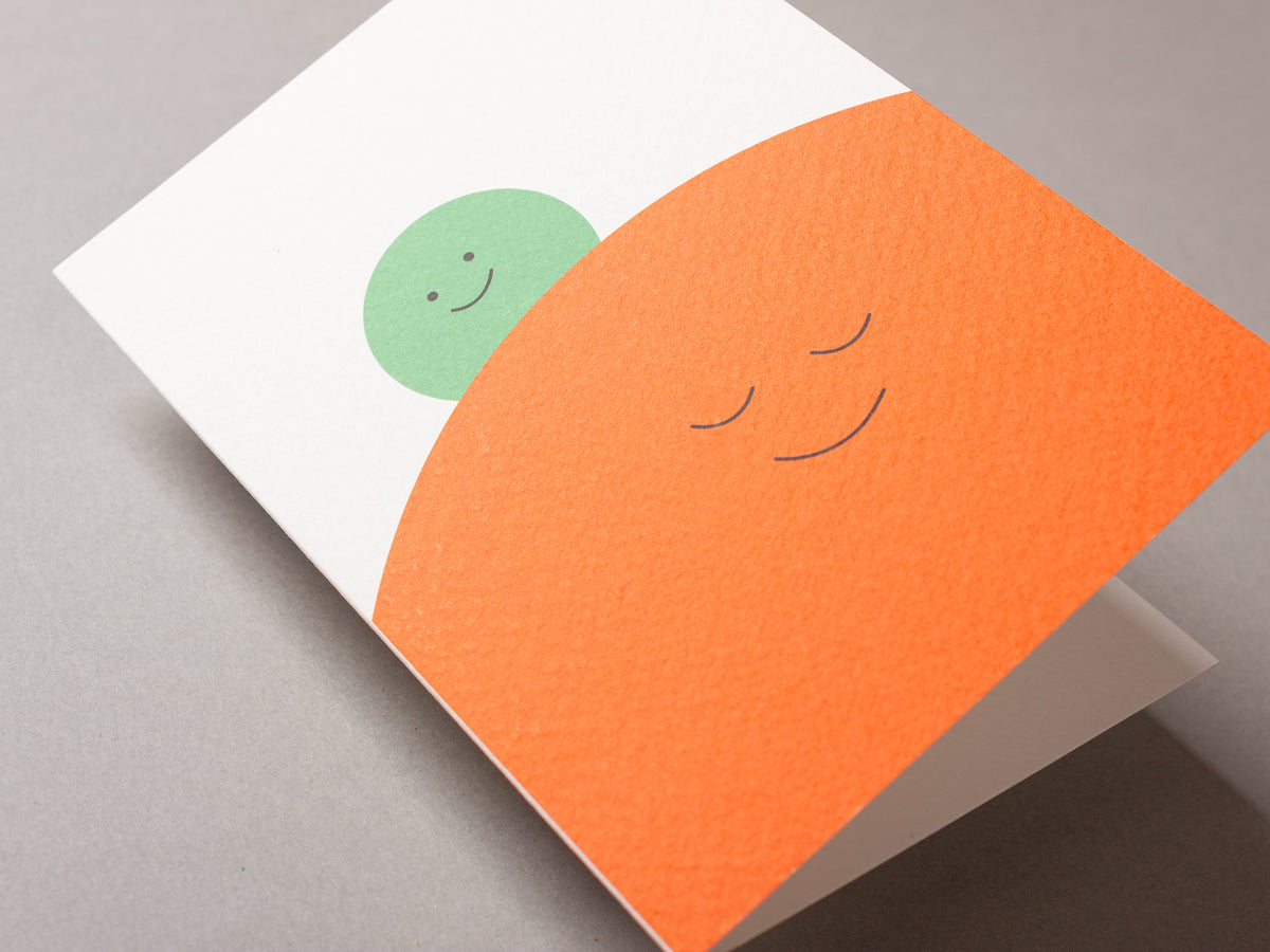 Orange pair – KIN A6 Greeting Card