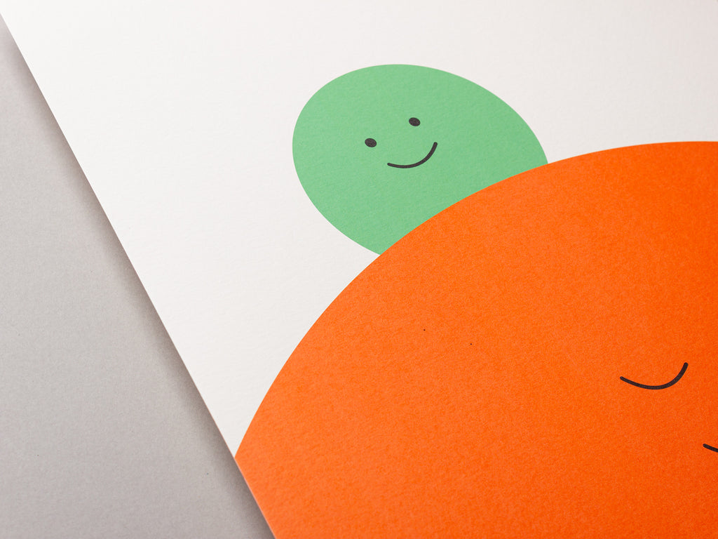 Orange pair – KIN 30 x 40cm Art Print