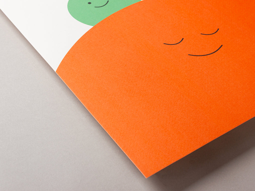 Orange pair – KIN 30 x 40cm Art Print