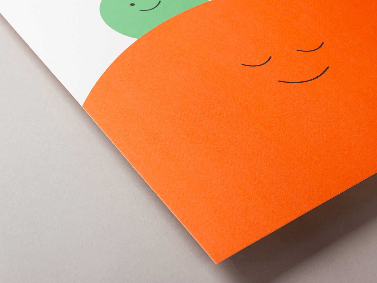Orange pair – KIN 30 x 40cm Art Print