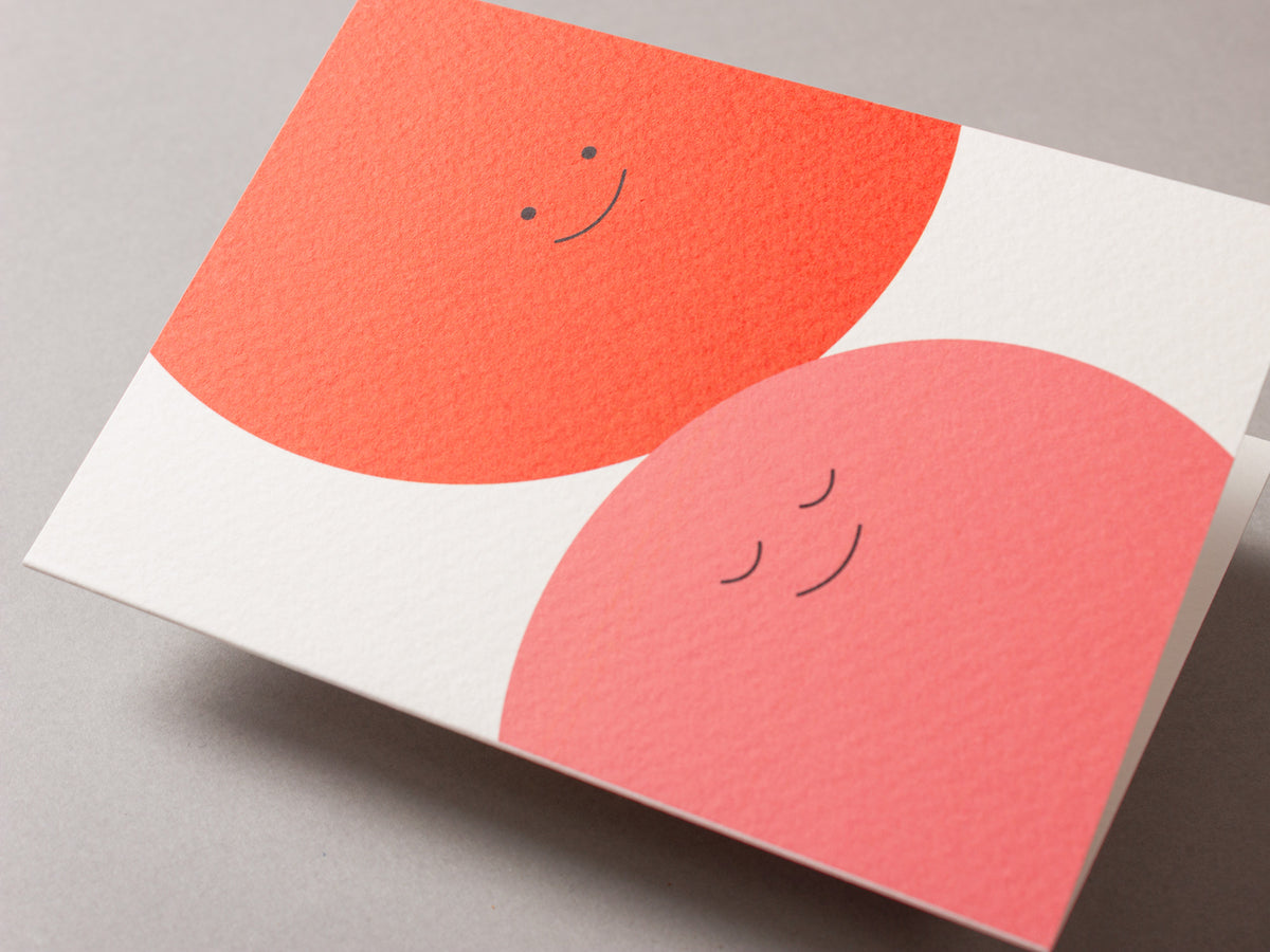 Red pair – KIN A6 Greeting Card