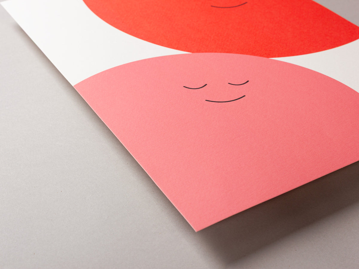 Red pair – KIN 30 x 40cm Art Print