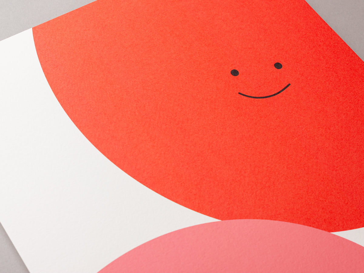 Red pair – KIN 30 x 40cm Art Print