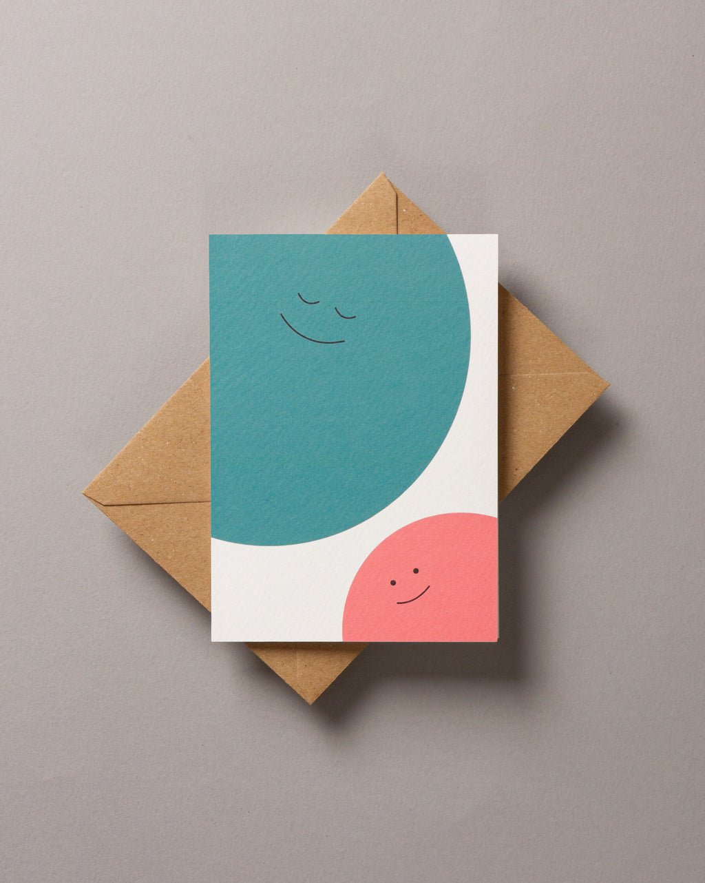 Teal pair – KIN A6 Greeting Card
