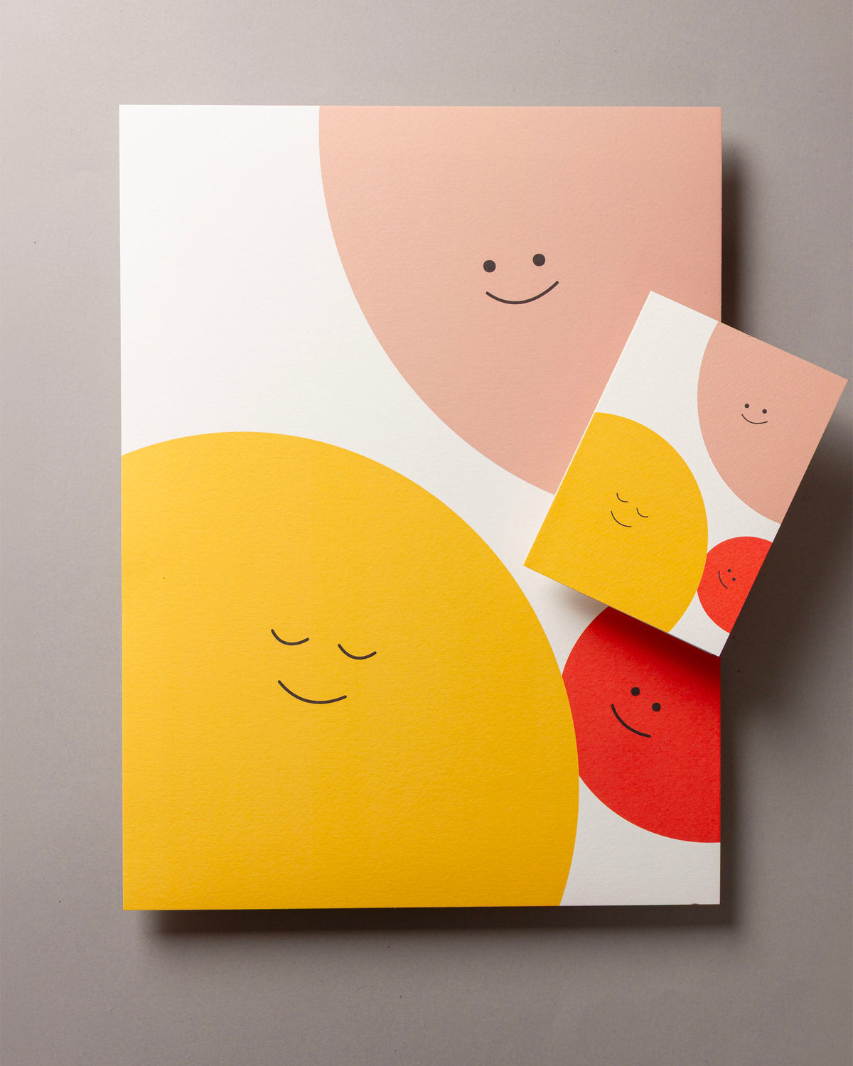 Yellow trio – KIN A6 Greeting Card