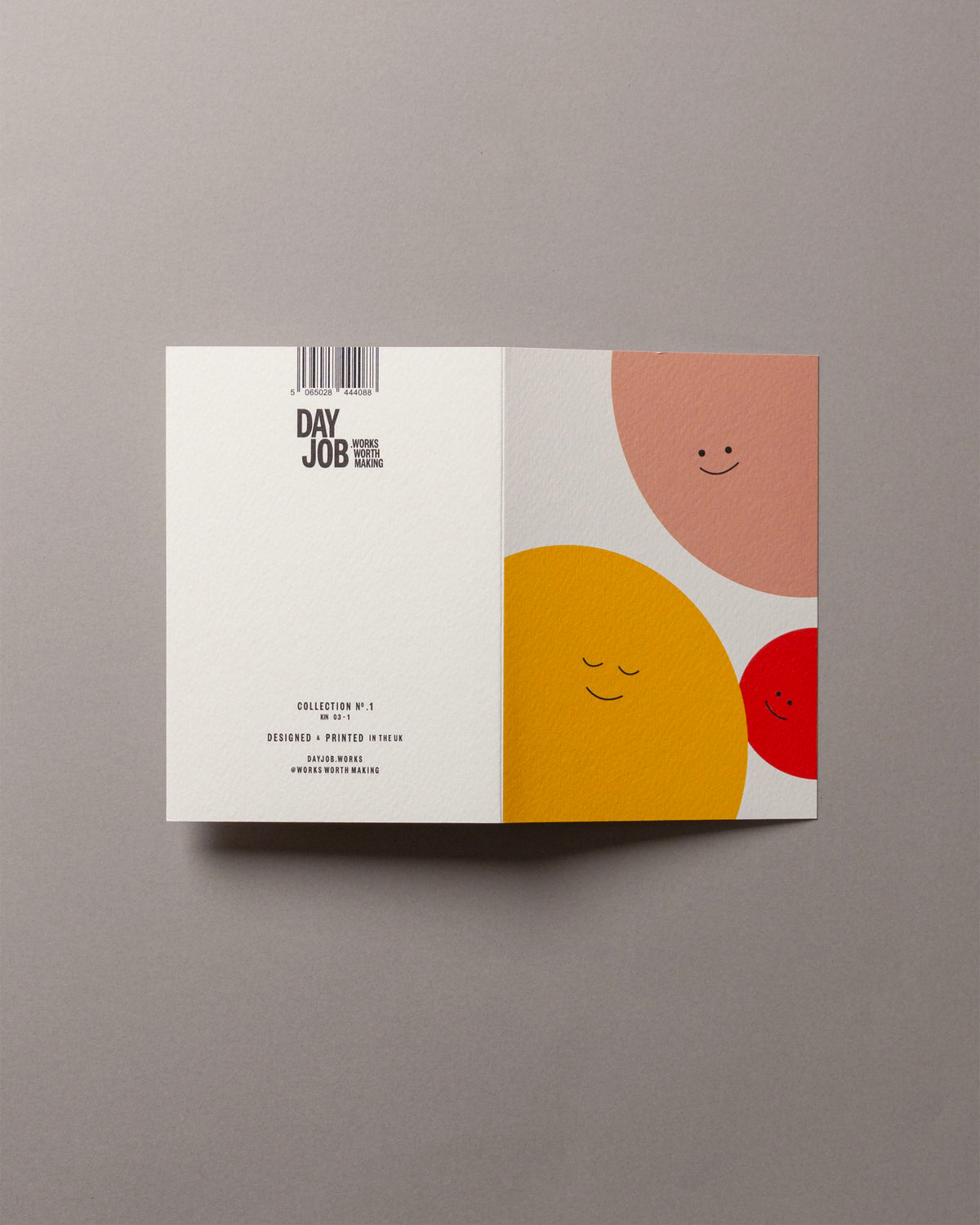 Yellow trio – KIN A6 Greeting Card