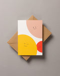 Yellow trio – KIN A6 Greeting Card