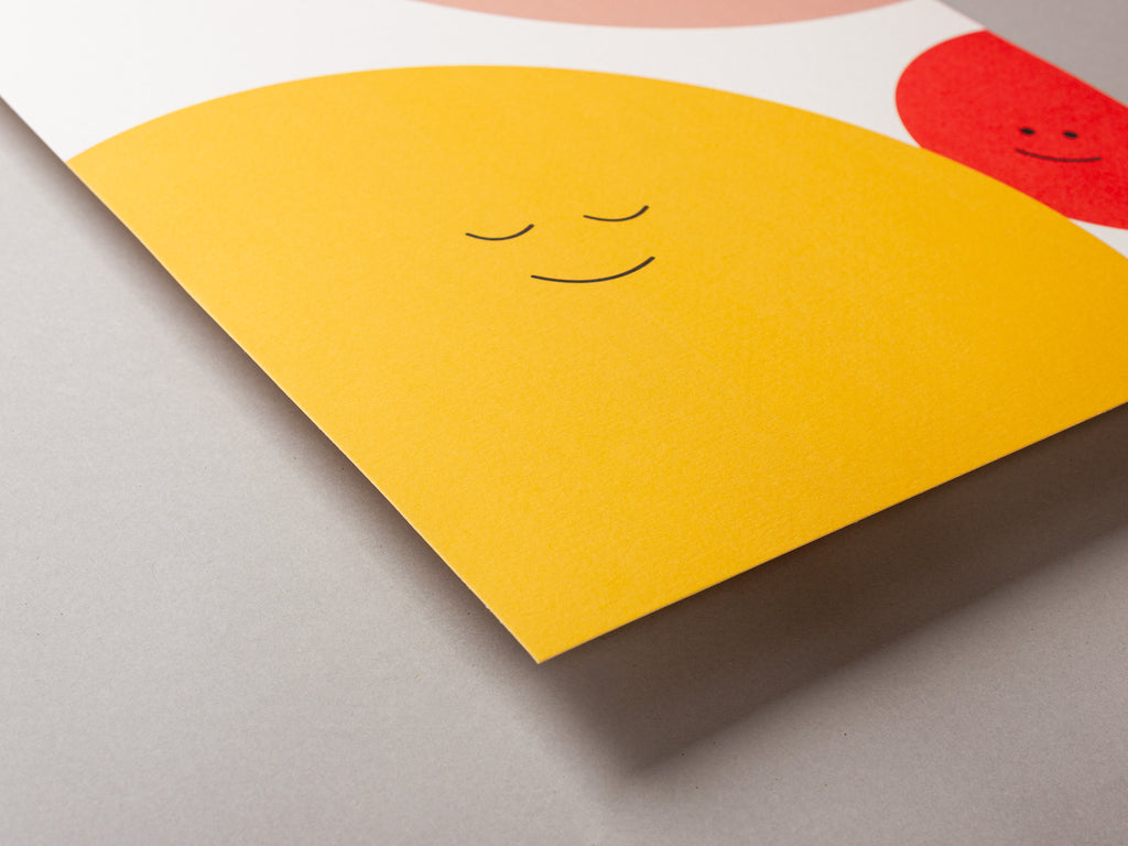 Yellow trio – KIN 30 x 40cm Art Print