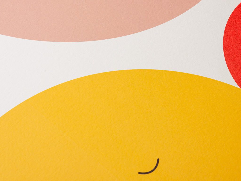Yellow trio – KIN 30 x 40cm Art Print