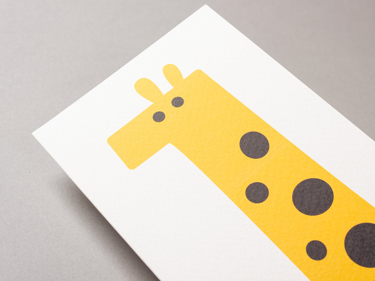 Giraffe – WILD A6 Greeting Card