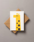 Giraffe – WILD A6 Greeting Card