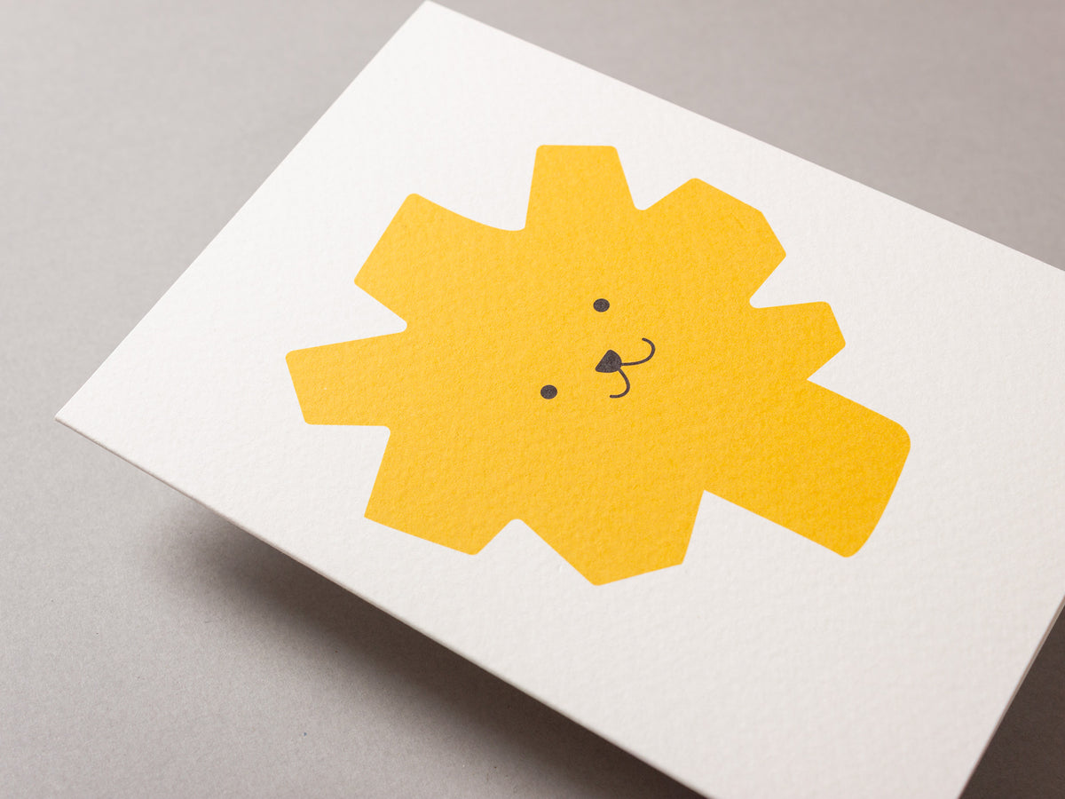 Lion – WILD A6 Greeting Card